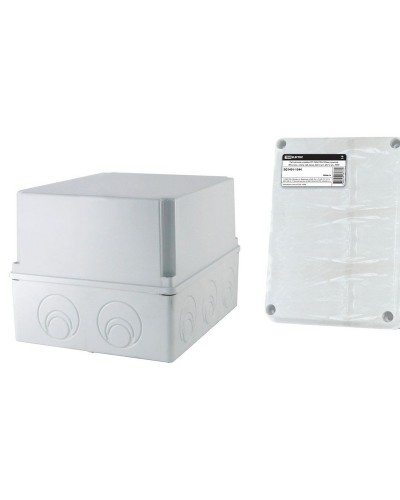 Коробка ОП 240х195х165мм, крышка, IP44, кабельные вводы d28-3шт, d37-2шт (SQ1401-1273). Распаячная коробка. TDM ЕLECTRIC в Петропавловске-Камчатском