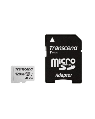 TS128GUSD300S-A. Карта памяти microSDXC, 128 ГБ, Class 10. TRANSCEND в Петропавловске-Камчатском