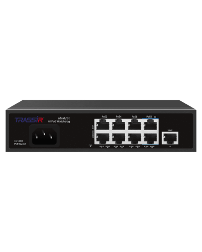 TR-NS1109-120-8PoE. Коммутатор с PoE. Trassir в Петропавловске-Камчатском