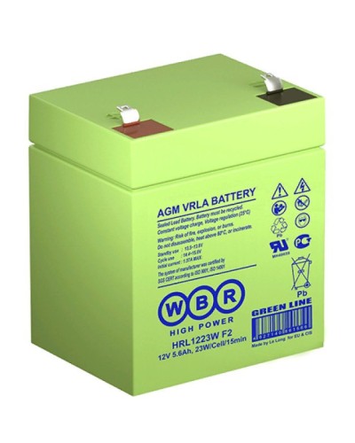 WBR HRL1223W F2. Аккумулятор герметичный свинцово-кислотный. WBR в Петропавловске-Камчатском