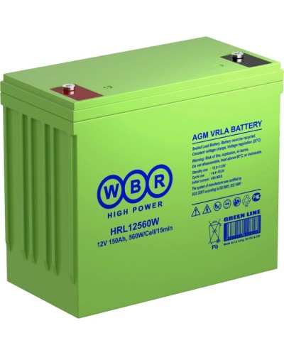 WBR HRL12560W. Аккумулятор герметичный свинцово-кислотный. WBR в Петропавловске-Камчатском