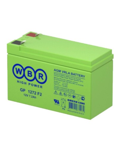 WBR GP1272 F2 (12V28W). Аккумулятор герметичный свинцово-кислотный. WBR в Петропавловске-Камчатском