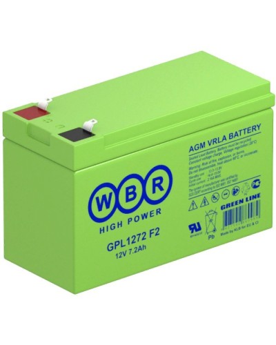 WBR GPL1272 F2. Аккумулятор герметичный свинцово-кислотный. WBR в Петропавловске-Камчатском