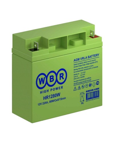 WBR HR1280W. Аккумулятор герметичный свинцово-кислотный. WBR в Петропавловске-Камчатском