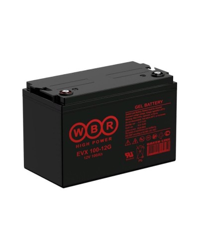 WBR EVX100-12G. Аккумулятор герметичный свинцово-кислотный. WBR в Петропавловске-Камчатском