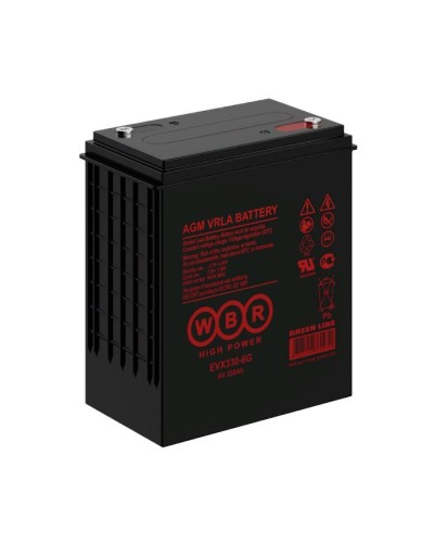 WBR EVX330-6G. Аккумулятор герметичный свинцово-кислотный. WBR в Петропавловске-Камчатском