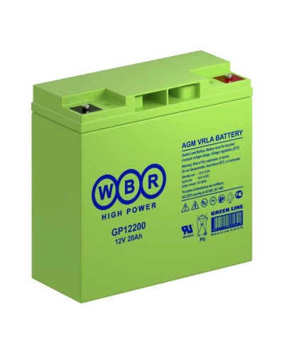 WBR GP12200. Аккумулятор герметичный свинцово-кислотный. WBR в Петропавловске-Камчатском