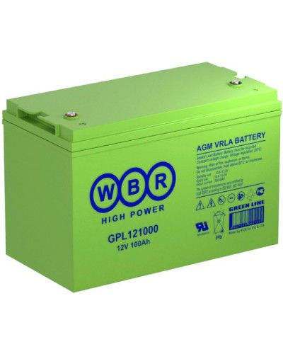 WBR GPL121000A. Аккумулятор герметичный свинцово-кислотный. WBR в Петропавловске-Камчатском