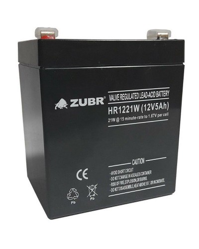 ZUBR HR 1221W (12V, 5Ah). Аккумулятор герметичный свинцово-кислотный. ZUBR в Петропавловске-Камчатском