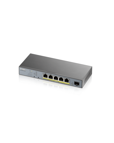 GS1350-6HP-EU0101F. L2 коммутатор PoE+ для IP-видеокамер. ZYXEL в Петропавловске-Камчатском