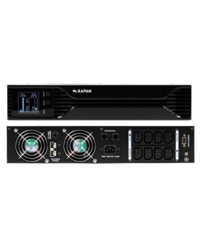RAPAN-UPS 1000 RACK+2х9Ah (RAPAN-UPS 1000-RACK-IN-2х9-E) (8958). Бесперебойный источник питания. Бастион в Петропавловске-Камчатском
