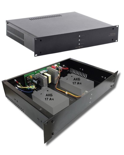 СКАТ-1200У RACK (СКАТ ИБП-12/7-2x17-RACK) (2141). Источник вторичного электропитания резервированный. Бастион в Петропавловске-Камчатском