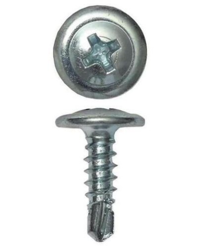 Саморез с пресс-шайбой 4.2х41 со сверлом (200 шт) (CM274041). Саморез с пресс-шайбой. ДКС в Петропавловске-Камчатском