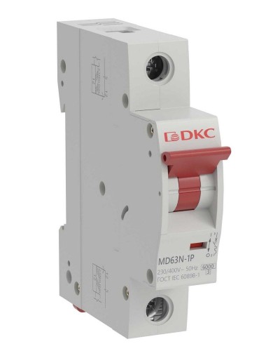 YON max MD63N 1P 6А 6кА C (MD63N-1PC6). Автоматический выключатель. ДКС в Петропавловске-Камчатском
