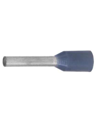 Наконечник-гильза НШВИ 0.75-12, серый (100 шт) (IF0.75-12GR). Наконечник-гильза с изолированным фланцем. ДКС в Петропавловске-Камчатском