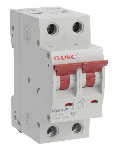 YON max MD63N 2P 25А 6кА C (MD63N-2PC25). Автоматический выключатель. ДКС в Петропавловске-Камчатском