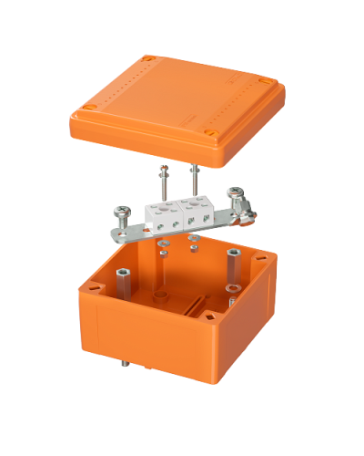 Коробка FS 100х100х50 4P (FSB10404): Коробка ответвительная огнестойкая из термопласта в Петропавловске-Камчатском