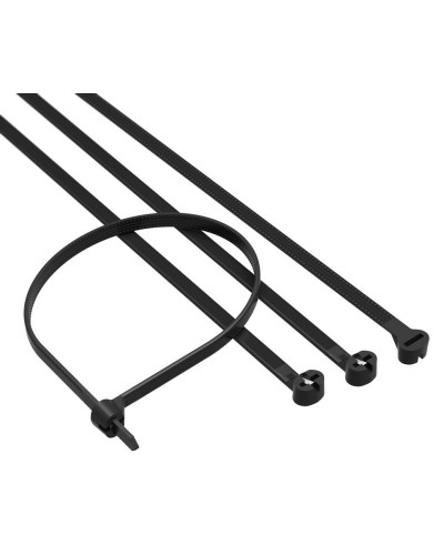 Хомут 3,6x300 P6.6, черный (100шт) (21310SR): Хомут с двойным замком в Петропавловске-Камчатском