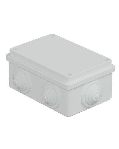 Коробка JBS120 120х80х50, 6 вых., IP55, белая (44008W-1). Коробка монтажная. Экопласт в Петропавловске-Камчатском