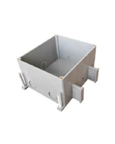 Коробка для люков в пол на 2 поста BOX/2+2ST66 (70125): Коробка для люков в пол на 2 поста 45х45мм + 2 модуля 45х22,5 (70025), пластик в Петропавловске-Камчатском