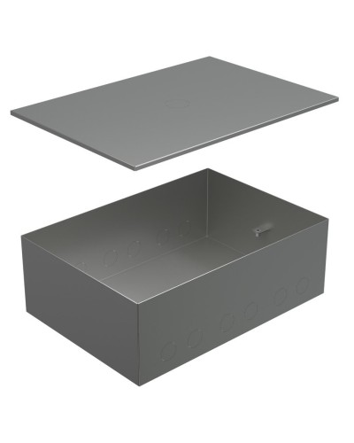 Коробка металлическая с крышкой для заливки в пол BOX/6-8 (70161): Коробка металлическая с крышкой для заливки в пол 249,6х167,6х75мм, для люков 70062, 70082 в Петропавловске-Камчатском