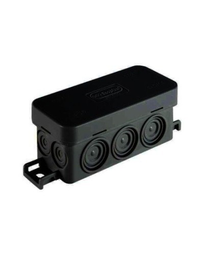 Коробка JBL090 90х42х40, 10 вых., IP55, черная (44055BL-1). Коробка монтажная. Экопласт в Петропавловске-Камчатском