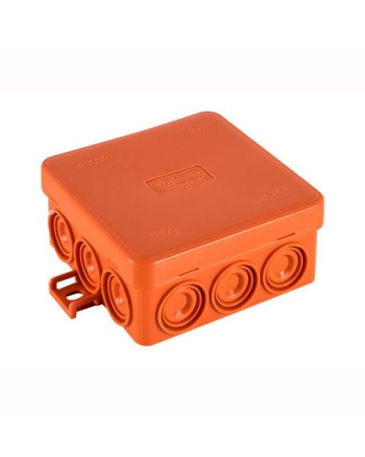 Коробка JBL085 85х85х38, 12 вых., 6P (0,15-6мм²) (43855HF): Коробка монтажная, огнестойкая, без галогена в Петропавловске-Камчатском