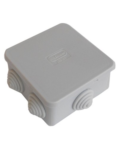 Коробка JBS080 85х85х50, 6 вых., IP44, белая (44066W-1). Коробка монтажная. Экопласт в Петропавловске-Камчатском