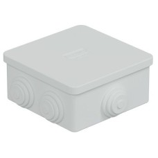 Коробка JBS080 85х85х40, 6 вых, IP44, белая (44006W-1). Коробка монтажная. Экопласт