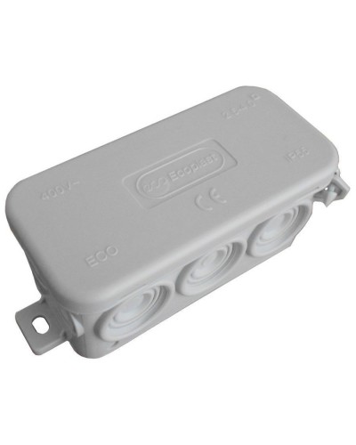 Коробка JBL090 90х42х40, 10 вых., IP55, белая (44055W-1). Коробка монтажная. Экопласт в Петропавловске-Камчатском