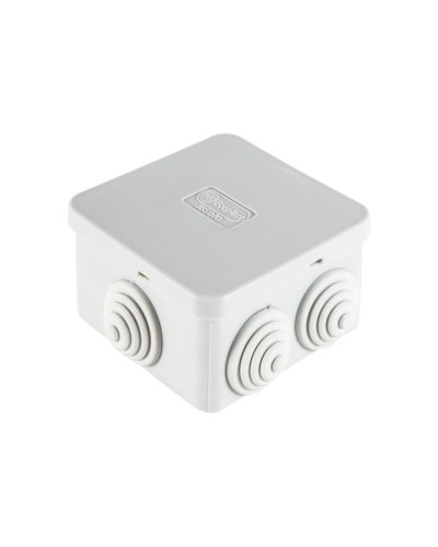 Коробка JBS070 70х70х40, 6 вых., IP44, белая (44056W-1). Коробка монтажная. Экопласт в Петропавловске-Камчатском