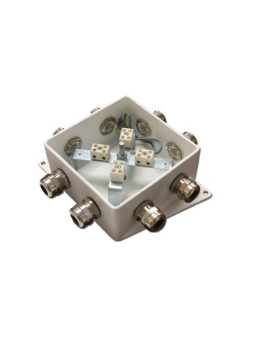 КМ-О (8к)-IP66-120х120, семь вводов: Коробка монтажная огнестойкая в Петропавловске-Камчатском