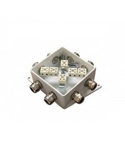 КМ-О (12к*10,0)-IP66-120х120, пять вводов: Коробка монтажная огнестойкая в Петропавловске-Камчатском