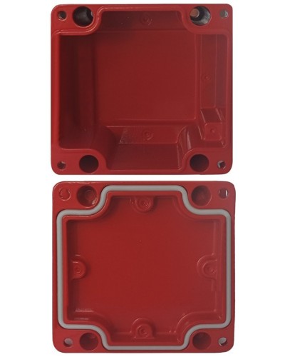 МКС Мороз, глухая, IP66/IP68, красный. Коробка коммутационная металлическая. Магнито-Контакт в Петропавловске-Камчатском