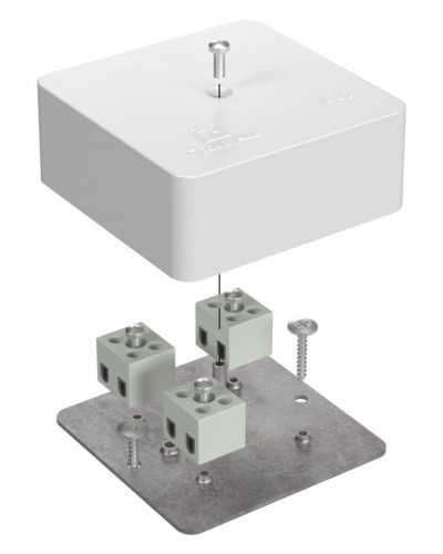 Коробка огнестойкая 75х75х30 (40-0450-FR1.5-6). Коробка огнестойкая для открытой установки. Промрукав в Петропавловске-Камчатском