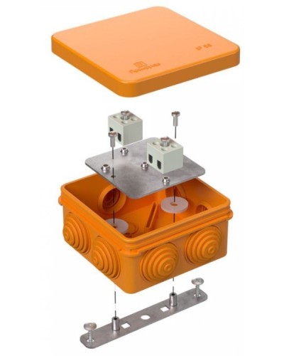 Коробка огнестойкая 80х80х40 (40-0210-FR1.5-4). Коробка огнестойкая для открытой установки. Промрукав в Петропавловске-Камчатском