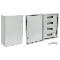 ЩРН-60 IP65 Корпус пластиковый распределительный серая дверь 600х400х200 (PR08.26501). Корпус пластиковый. Промрукав