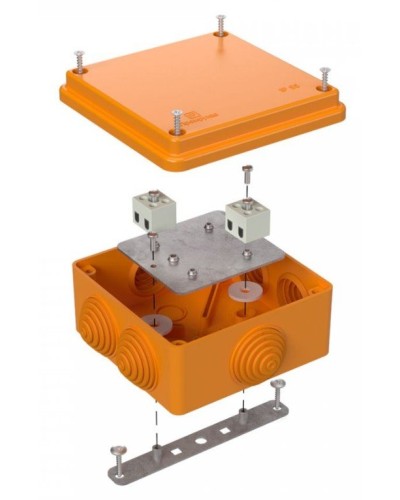 Коробка огнестойкая 100х100х50 (40-0300-FR1.5-4). Коробка огнестойкая для открытой установки. Промрукав в Петропавловске-Камчатском