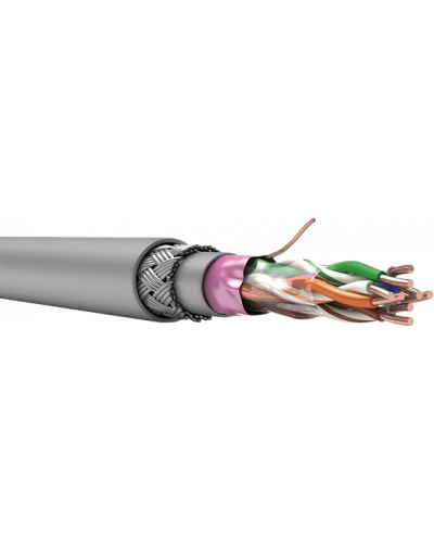 TechnoLAN F/UTP SWA PS Cat 5e ZH нг(A)-HF 2x2x0,52. Кабель «витая пара» (LAN) для структурированных систем связи. СПКБ-Техно в Петропавловске-Камчатском
