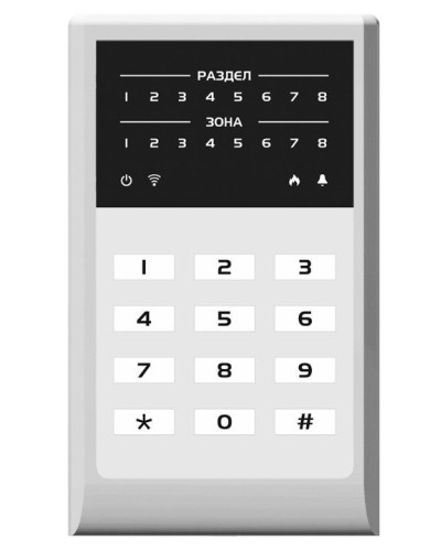 МИРАЖ-КД-04 (grey). Кнопочная кодовая панель. Стелс НПП в Петропавловске-Камчатском