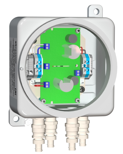 БПУ-2-220VAC-24VDC/2,0A ВБ. Блок питания уличный взрывозащищенный. Тахион в Петропавловске-Камчатском